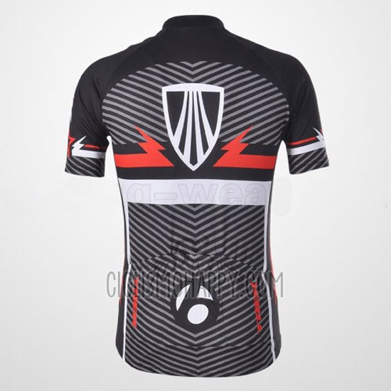 Trek Cycling Jersey Bib Short 2011 Short Sleeve Black and White